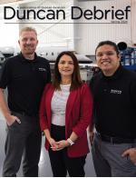 Cover of Spring 2024 Duncan Debrief Magazine