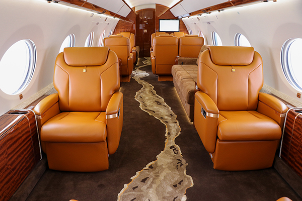 custom carpet by Duncan Aviation