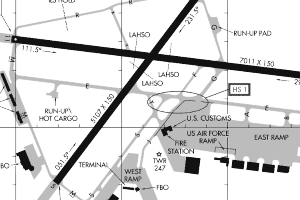  image of airport made with airport code overlay