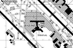  image of airport made with airport code overlay