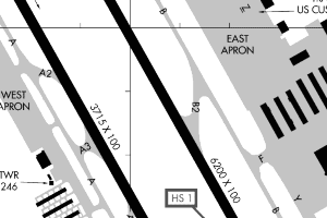  image of airport made with airport code overlay