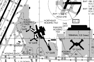  image of airport made with airport code overlay