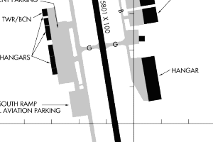  image of airport made with airport code overlay
