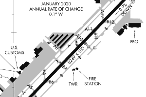  image of airport made with airport code overlay