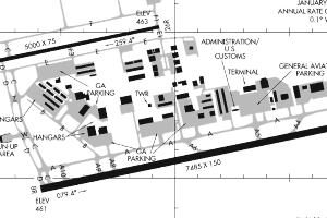  image of airport made with airport code overlay